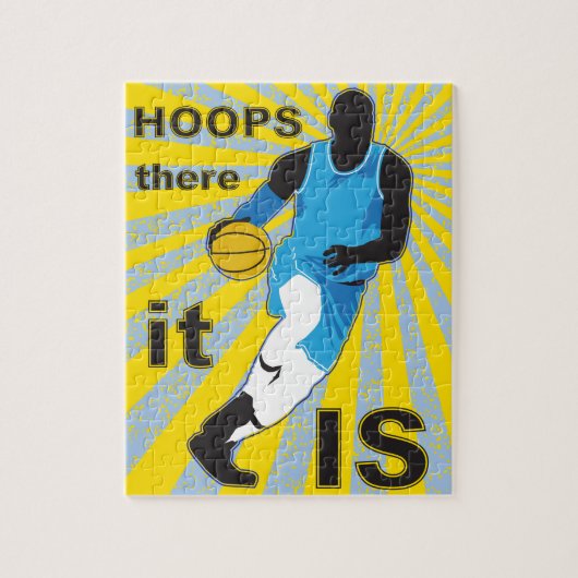 Colorblind Kids用8x10バスケットボールパズル ジグソーパズル (縦)