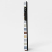 Colorblockストライプ4写真と名前 Case-Mate iPhoneケース (裏面/左)