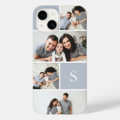 Colorblockフォトコラージュ&モノグラム Case-Mate iPhoneケース (裏面)