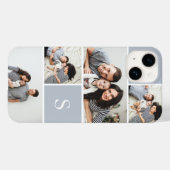 Colorblockフォトコラージュ&モノグラム Case-Mate iPhoneケース (裏面 (横))