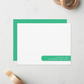 Colorblockミニマモダンリストスタイリッシュノートカード ノートカード (正面/裏面インサイチュ)