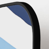 Colorblockライトダークブルーモノグラム ピックルボールラケット (左詳細)