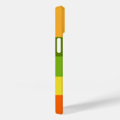 Colorblock水平モノグラストライプのムカラフル Case-Mate iPhoneケース (裏面 / 右)