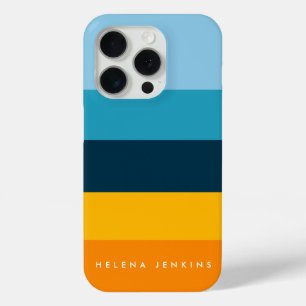 Colorblock水平モノグラストライプのムカラフル iPhone 15 Proケース