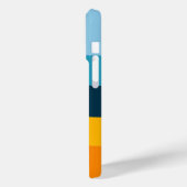 Colorblock水平モノグラストライプのムカラフル Case-Mate iPhoneケース (裏面 / 左)