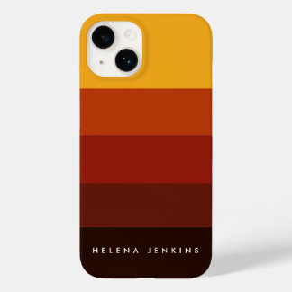 Colorblock水平モノグラストライプのムカラフル Case-Mate iPhone 14ケース