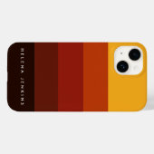 Colorblock水平モノグラストライプのムカラフル Case-Mate iPhoneケース (裏面 (横))