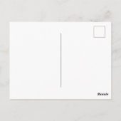 Colorblock カラフル Purple日付はがきを保存 ポストカード (裏面)