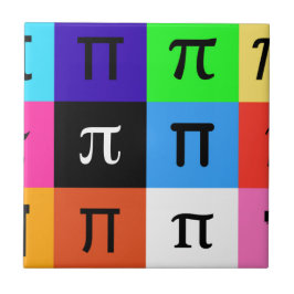 colorblock happy pi日 タイル