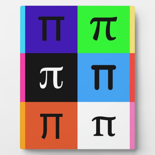 colorblock happy pi日 フォトプラーク (正面)