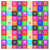 colorblock happy pi day数値幾何学 ファブリック (見本)
