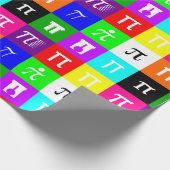 colorblock happy pi day数値幾何学 ラッピングペーパー (角)
