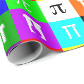 colorblock happy pi day数値幾何学 ラッピングペーパー (ロールコーナー)
