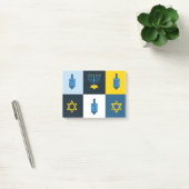 colorblock hebrew hanukkah ポストイット (オフィス)