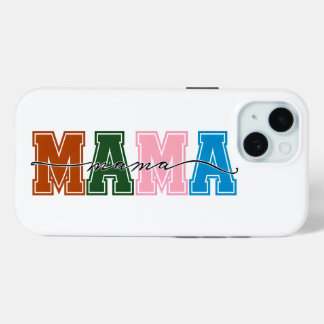 Colorblock MAMAタフ&保護iPhoneケース iPhone 15ケース