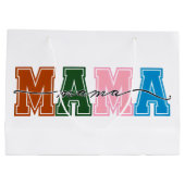 Colorblock MAMA抱き枕 – 両面と素晴らしい ラージペーパーバッグ (裏面)