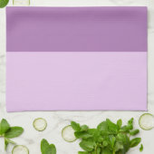 Colorblock Purple Horizontalストライプ キッチンタオル (折り畳み)