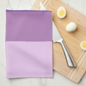 Colorblock Purple Horizontalストライプ キッチンタオル (四つ折り)