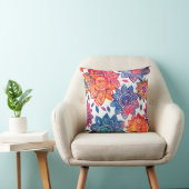 Colorburst Mandala Garden - Boho 鮮やか Gift クッション (椅子)