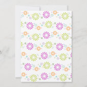 Colorburst Monogram結婚の 招待状 (裏面)