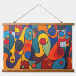 Colorcube 1キュビカラフルズム 吊り下げ型タペストリー