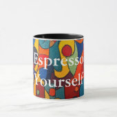 Colorcube 1キュービズムカラフルコンボマググ マグカップ (中央)