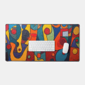 Colorcube 1キュービズムカラフルデスクマット デスクマット (キーボード&マウス)