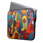 Colorcube 1 Cubismノートパカラフルソコンケース ラップトップスリーブ (正面左)
