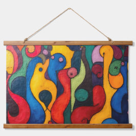 Colorcube 2キュビカラフルズム 吊り下げ型タペストリー