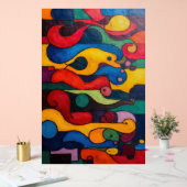 Colorcube 2キュビズムカラフルアクリル記号 アクリルサイン (ウェディング)