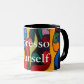 Colorcube 2キュービズムカラフルコンボマググ マグカップ (正面右)