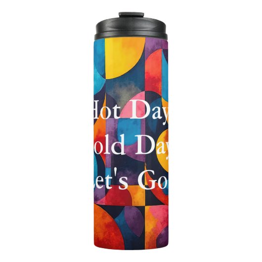 Colorcube 6キュビズム熱カラフルタンブラー タンブラー (正面)