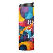 Colorcube 6キュビズム熱カラフルタンブラー タンブラー (回転左)