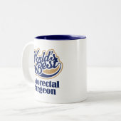 Colorectal外科医のギフト ツートーンマグカップ (正面左)