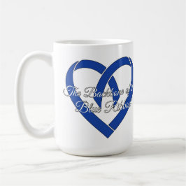 Colorectal Cancer Backbone Heart Blue Awareness  コーヒーマグカップ
