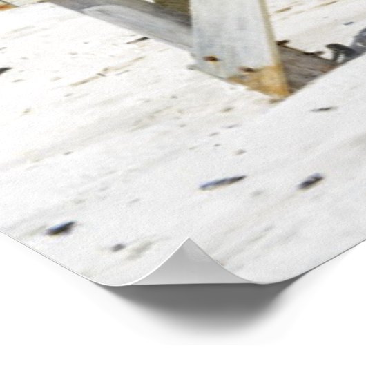 Colored Beach Huts ポスター (角)