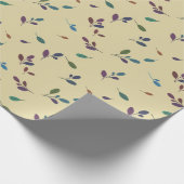 Colored branches/leaves ラッピングペーパー (角)