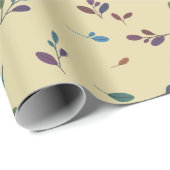 Colored branches/leaves ラッピングペーパー (ロールコーナー)