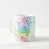 Colored Bubbles Coffee Mug コーヒーマグカップ (正面左)