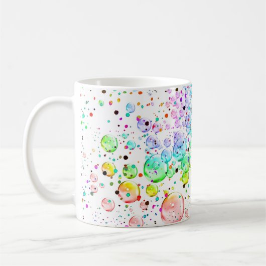 Colored Bubbles Coffee Mug コーヒーマグカップ (左)