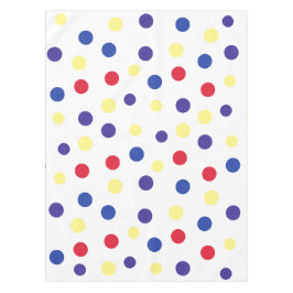 Colored dots bunte Punkte gepunktet テーブルクロス