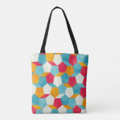 colored mosaic seamless pattern トートバッグ (裏面)