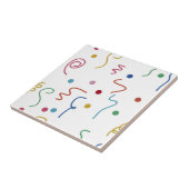 Colored Party Confetti Pattern タイル (側面)