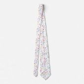 Colored Party Confetti Pattern ネクタイ (裏面)