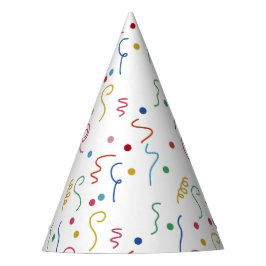 Colored Party Confetti Pattern パーティーハット