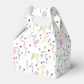Colored Party Confetti Pattern フェイバーボックス (裏面サイド)