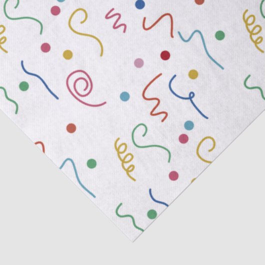 Colored Party Confetti Pattern 薄葉紙 (詳細)