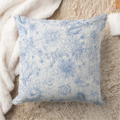 Colored Pencil Floral クッション (ブランケット)