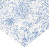 Colored Pencil Floral ショートテーブルランナー (コーナー)