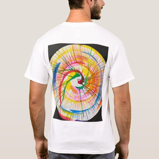 COLORED PINWHEEL Tシャツ (裏面)